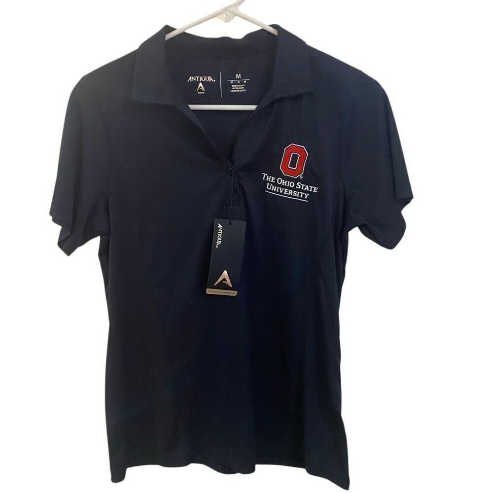 Antigua medium collared NWT Ohio state university shirt sleeve shirt